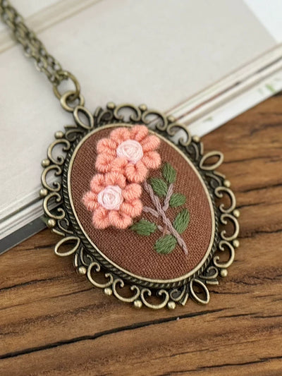 Vintage Embroidery Necklace Kit (DIY Edition)