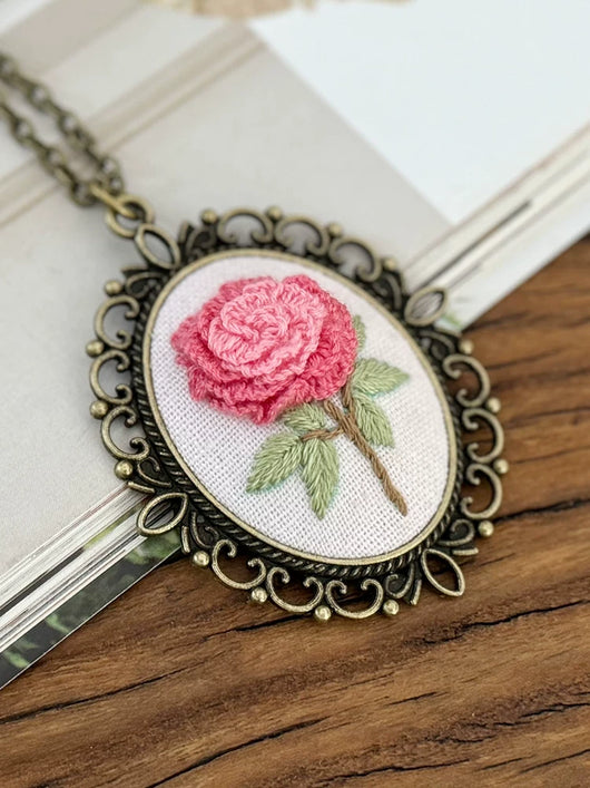 Vintage Embroidery Necklace Kit (DIY Edition)