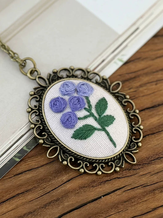 Vintage Embroidery Necklace Kit (DIY Edition)