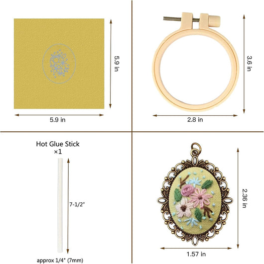 Vintage Embroidery Necklace Kit (DIY Edition)