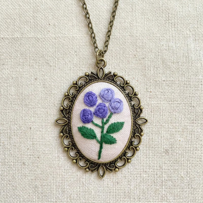 Vintage Embroidery Necklace Kit (DIY Edition)